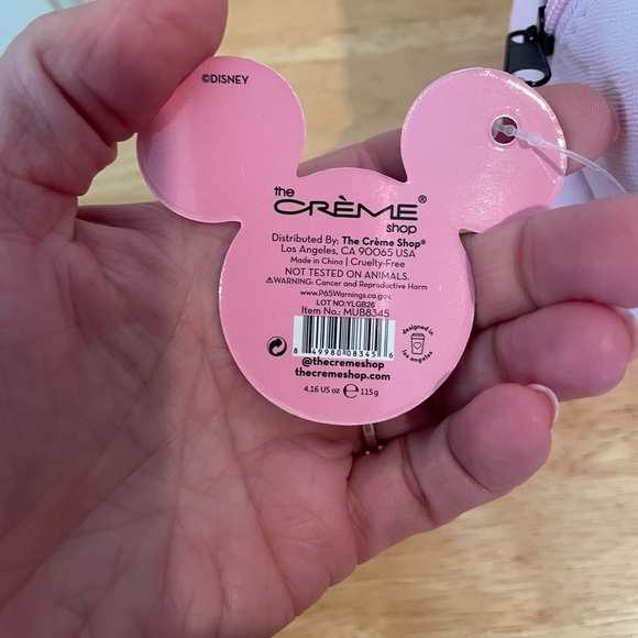 Crème Shop Disney Mickey Minnie Cosmetic Bag-pink-NWT - Picture 5 of 12
